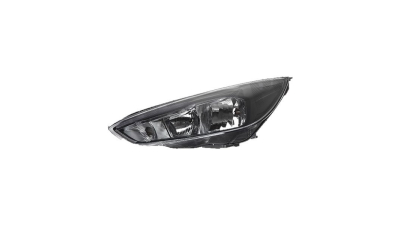 Far Ford Focus 3, 10.2014-, fata, Dreapta, cu LED daytime running light; H1+H7+LED+PY21W; electric; negru; cu motor;