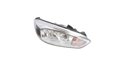 Far Ford Focus III, 10.2014-, partea Dreapta, electric, tip bec H1+H7, silver, cu motoras, Varroc