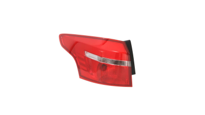 Stop spate lampa Ford Focus III, 10.2014- Model Combi, partea Stanga, partea exteRioara, tip bec P21W+PY21W+W5W, cu suport becuri, Varroc