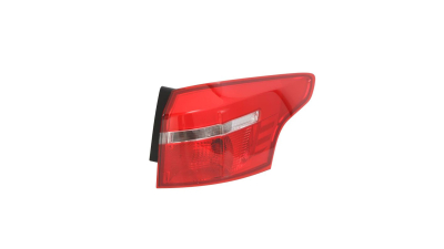 Stop spate lampa Ford Focus III, 10.2014- Model Combi, partea Dreapta, partea exteRioara, tip bec P21W+PY21W+W5W, cu suport becuri, Varroc