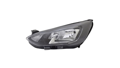 Far FORD FOCUS, 04.2018-, TYC, fata, partea dreapta, cu 'lumina de zi' tip LED;tip bec H1+H7+PY21W; electric; negru; cu motor;