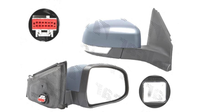 Oglinda exterioara Ford Mondeo (Ba7), 09.2010-02.2015, Dreapta, reglare electrica; grunduit; incalzita; geam asferic; cromat; pliere electrica; cu semnalizare; cu lampa perimetru