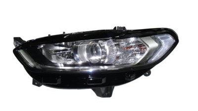 Far Ford Mondeo, 03.2015-, partea Stanga, electric, tip bec H15+H7, fara motoras, cu lumini de zi, fara text marca imprimat, Valeo