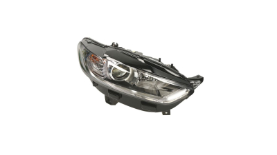Far Ford Mondeo, 03.2015-, partea Dreapta, electric, tip bec H15+H7, fara motoras, cu lumini de zi, fara text marca imprimat, Valeo