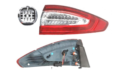 Stop spate lampa Ford Mondeo, 10.2014-01.2019 Model Sedan, Fusion USA 04.2012-06.2016, partea dreapta, 4 usi, partea exterioara; LED, producator DEPO
