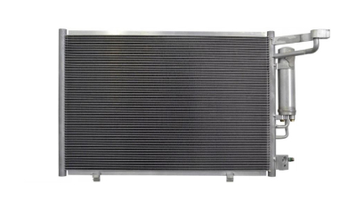 Condensator climatizare Ford Fiesta (JA8), 10.2013-08.2016, motor 1.4, 71 kw benzina, cutie manuala/automata, full aluminiu brazat, 567(525)x380(353)x16 mm, cu uscator filtrat