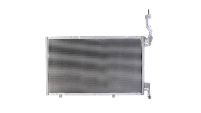 Condensator climatizare Ford Fiesta/Fiesta ST200 (JA8), 04.2016-2017, motor 1.6 Ecoboost, 147 kw benzina, cutie manuala, full aluminiu brazat, 645(610)x380(355)x16 mm, fara filtru uscator
