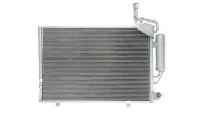 Condensator climatizare Ford Fiesta (JA8), 02.2013-08.2016, motor 1.0, 48 kw/59kw benzina, cutie manuala, full aluminiu brazat, 572 (528)x370 (350)x16 mm, cu uscator filtrat