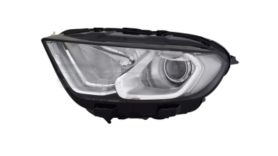 Far FORD ECOSPORT, 10.2017-, TYC, fata, partea stanga, cu 'lumina de zi' tip LED;tip bec H1+H18; electric; argintiu; cu motor;