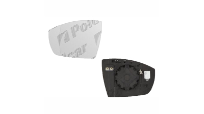 Geam oglinda exterioara cu suport fixare Ford Ecosport, 10.2017-, partea Stanga, incalzit; sticla asferica; geam cromat, View Max