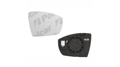 Geam oglinda exterioara cu suport fixare Ford Ecosport, 10.2017-, partea Dreapta, incalzit; sticla asferica; geam cromat, View Max
