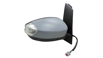 Oglinda exterioara Ford C-Max 11.2010-12.2014 partea stanga BestAutoVest crom asferica carcasa prevopsita grunduita reglare electrica cu incalzire 32M1516E , cu semnalizare, pliabila, cu lampa perimetru si detectie unghi mort