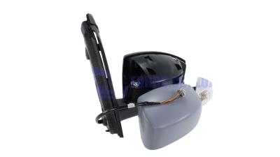 Oglinda usa exterioara FORD C-MAX, 10.2014-, partea stanga, reglare electrica; carcasa grunduita; incalzit; sticla asferica; geam cromat; 12 gauri / 6 pini; cu semnalizare