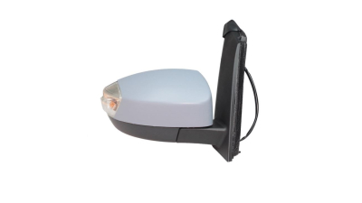 Oglinda usa exterioara FORD C-MAX, 10.2014-, partea dreapta, reglare electrica; carcasa grunduita; incalzit; sticla convexa; geam cromat; Senzor de temperatura; rabatabil; 12 gauri / 8 pini; cu semnalizare; cu foot lamp