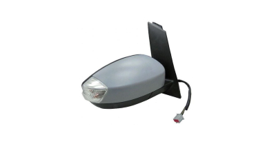 Oglinda usa exterioara FORD C-MAX, 10.2014-, partea dreapta, reglare electrica; carcasa grunduita; incalzit; sticla convexa; geam cromat; Senzor de temperatura; rabatabil; 12 gauri / 12 pini; cu semnalizare; cu functie de unghi mort, cu foot lamp