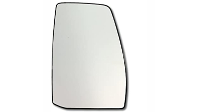 Geam oglinda exterioara cu suport fixare Ford Transit Custom/Tourneo Custom, 03.2013-2017; Ford Transit Custom/Tourneo Custom 2017-, partea Dreapta, sticla convexa; geam cromat; superior, Aftermarket