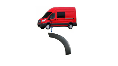 Bandou aripa fata FORD TRANSIT, 01.2014-, partea stanga, spre spate; negru