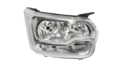 Far Ford Transit 01.2014-, Alb, Tip bec H1+H7 , omologare ECE cu daytime running light , cu motoras, 1815694; 1817485; Dreapta, marca TYC