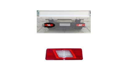 Dispersor lampa Spate Ford Transit/Tourneo Courier, 05.2014-, Pick-Up, Omologare Eu, Geam Stop spate partea Stanga, Spate, Aftermarket