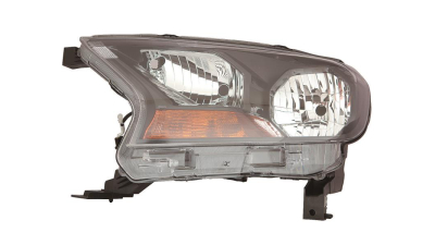 Far Ford Ranger, 05.2016-, partea Stanga, fara lumini de zi; H7+HB3+tip bec P21W+W5W; electric; cu motor, DEPO