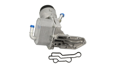 Radiator racire ulei motor, termoflot Ford Ranger, 01.2011-12.2016, motor 2.2 TDCI, 3.2 TDCI, diesel, 80x120x60 mm, cu carcasa filtru, din aluminiu