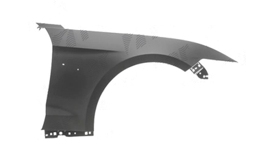 Aripa fata Ford Mustang, 01.2015-, Dreapta, metal; cu gauri pt. ornament
