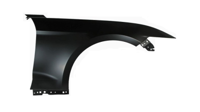 Aripa fata Ford Mustang, 01.2015-07.2018 , partea dreapta din aluminiu; fara gauri pentru ornament