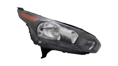 Far Ford Transit/Tourneo Connect, 10.2015-, fata, Dreapta, cu daytime running light; H15+H7+PWY24W+W5W; electric; semnalizare alba, negru; cu motor, TYC