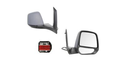 Oglinda exterioara Ford Transit/Tourneo Connect, 03.2013-2018, Dreapta, CONNECT, reglare electrica; grunduita; incalzita; geam convex; cromat; 5 pini, View Max