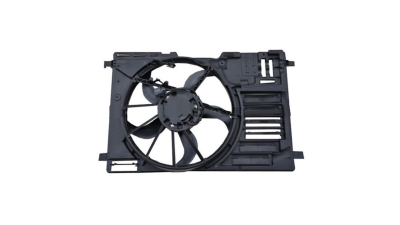 GMV radiator electroventilator Ford Kuga, 2013- (Motorizare 1, 6 Ecoboost 110/132kw; 2, 5 125kw) Benzina, dimensiune 420mm; cu 4 pini, cu modul electric control, plastic, Aftermarket