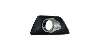Grila bara Ford Ecosport, 12.2013-10.2017, Fata, partea Stanga, cu rama crom; cu gaura pentru lampa de ceata, Aftermarket