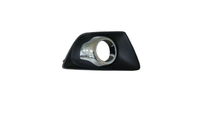 Grila bara Ford Ecosport, 12.2013-10.2017, Fata, partea Dreapta, cu rama crom; cu gaura pentru lampa de ceata, Aftermarket