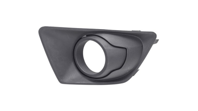 Grila bara fata FORD ECOSPORT, 12.2013-10.2017, partea stanga, cu rama neagra; cu gaura pentru lampa de ceata