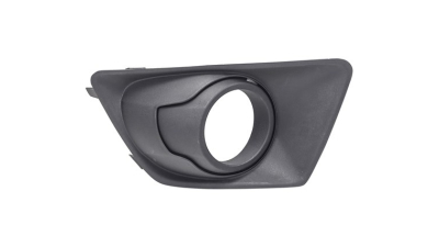 Grila bara fata FORD ECOSPORT, 12.2013-10.2017, partea dreapta, cu rama neagra; cu gaura pentru lampa de ceata
