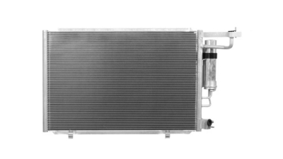 Condensator climatizare Ford EcoSport, 10.2013-, motor 1.5, 82 kw benzina, cutie manuala, full aluminiu brazat, 568(530)x379(350)x16 mm, cu uscator filtrat