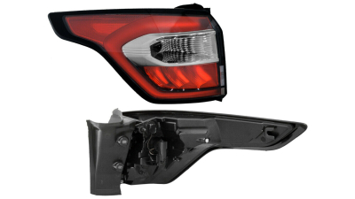 Stop, lampa spate FORD KUGA, 02.2016-01.20, partea Stanga, DEPO, cu lumina parcare fibra optica; LED+WY21W; cu dulie bec; exterior;