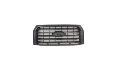 Grila masca fata FORD F-SERIES, 11.2014- model XLT,cu rama neagra; negru; grila