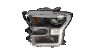 Far FORD F-SERIES, 2018- model F150, partea Stanga, TYC, Tip=USA; LED; manual; negru; fara modul LED; LED