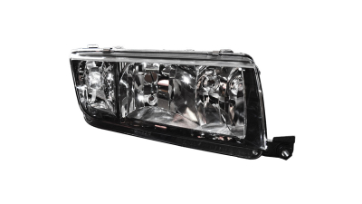 Far Skoda Fabia (6Y), 04.2000-03.2007, partea dreapta, tip bec H3+H7; electric; insertie neagra; fara motoras, producator TYC 20-6229-15-2