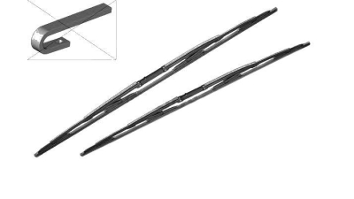 Set stergatoare parbriz BOSCH 3397001866  Peugeot 607 (9D, 9U)
