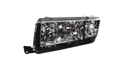 Far Skoda Fabia (6Y), 04.2000-03.2007, partea stanga, tip bec H3+H7; electric; insertie neagra; fara motoras, producator TYC 20-6230-15-2