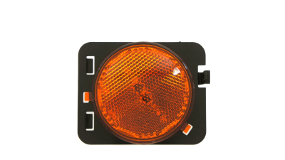 Lampa semnalizare fata JEEP WRANGLER (JK), 07.2006-, partea Stanga, TYC, tip bec W5W; galben; cu dulie bec; in aripa