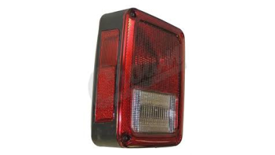 Stop spate lampa Jeep Wrangler (Jk), 07.06-13, spate,omologare SAE, cu suport bec, tip USA, 55077891AC; 55077891AD; 55077891AG, Stanga