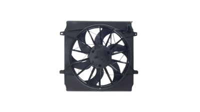 GMV radiator electroventilator Jeep Cherokee (Kj), 2001-2008, Motorizare 2, 4 16v 108kw; 3, 7 V6 155kw Benzina, tip climatizare cu AC, cutie M/A dimensiune 455mm; cu 2 pini, fara rezistor, suport de plastic, Aftermarket