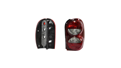 Stop spate lampa Jeep Liberty (Kj), 2005-01.2008 omologare SAE, tip USA, partea dreapta, fara suport becuri, indicator alb, doar cu 3 gauri pt mufe