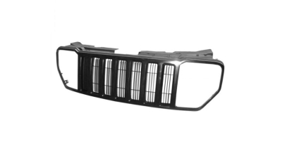 Grila masca fata JEEP CHEROKEE (KK), 09.2007-12.2013; LIBERTY (KK), 09.2007-12.2013,cu rama neagra; negru