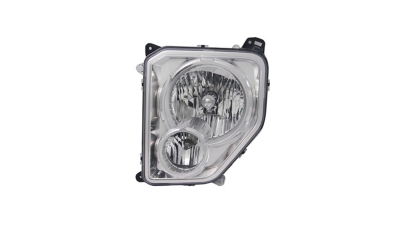 Far JEEP LIBERTY (KK), 09.2007-2009, partea Stanga, TYC, cu lampa ceata fata; H10+H13; manual; halogen