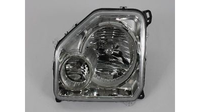 Far Jeep Liberty (Kk), 09.2007-12.2013, Manual, tip bec H10+H13, omologare SAE , cu lampa ceata fata, 55157338AE, Dreapta