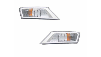 Lampa semnalizare fata cu lumina parcare Jeep Liberty (Kk), 09.2007-12.2013, Omologare SAE, fara suport bec., 57010125AA, Stanga