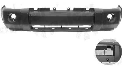 Bara fata Jeep Commander (Wh), 09.2005-09.2010, grunduit, AM04025BD cu gauri pentru fixare spoiler